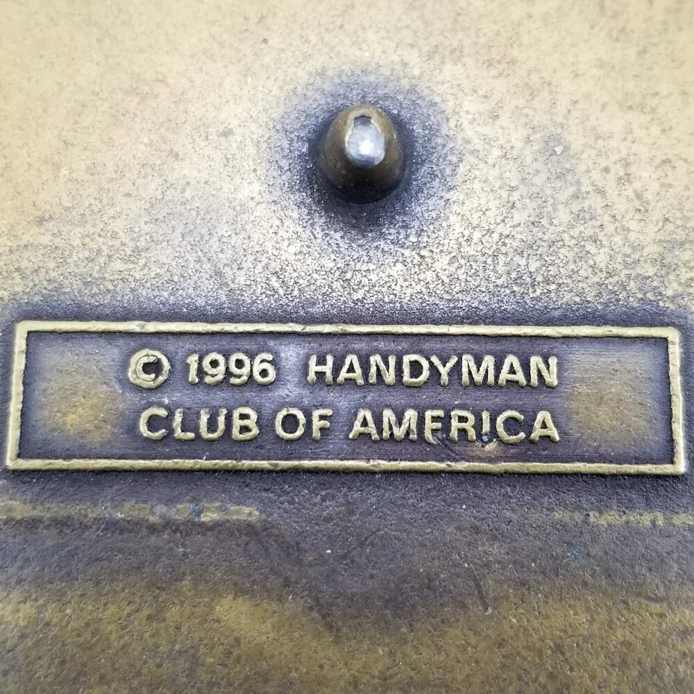 Belt‎ Buckle 1996 Handyman Club Of America Life Member Contractor Worker Gift